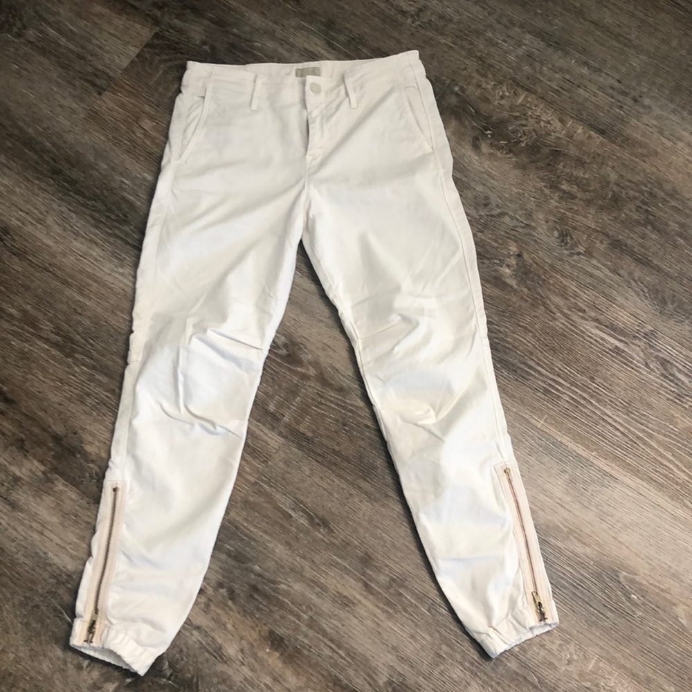 Mother denim brand cream pants